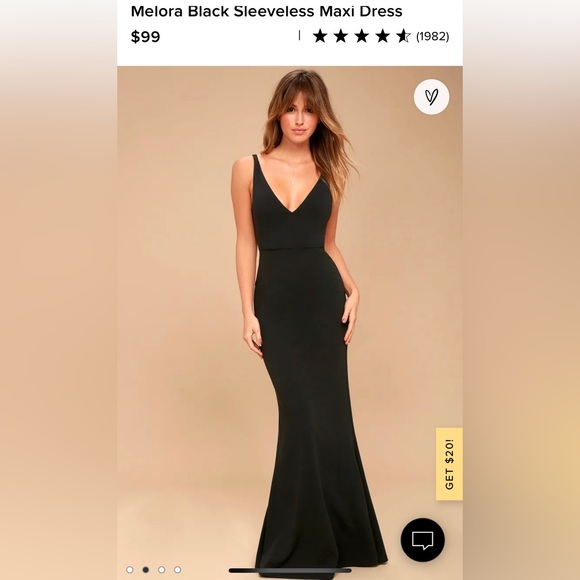 Lulu’s Prom Dress NWT - Picture 5 of 5